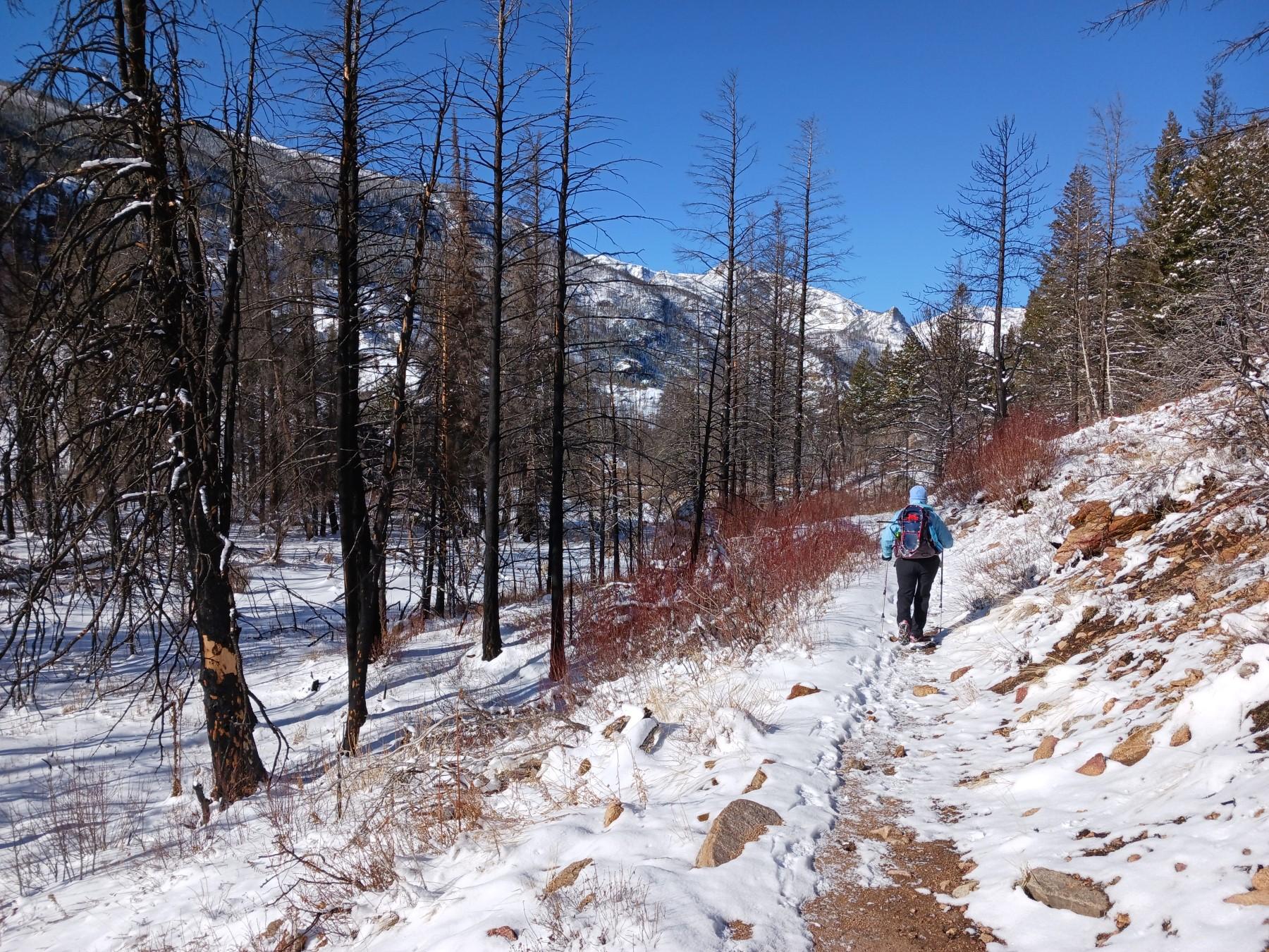 Hiking with Traction Devices